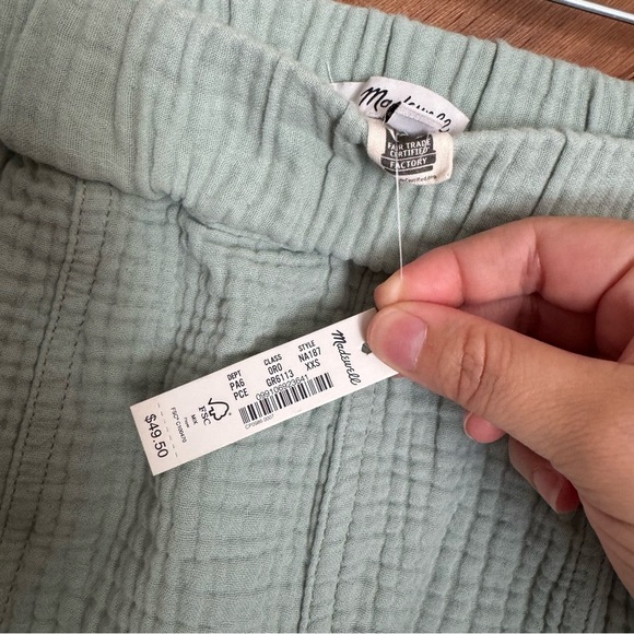 Madewell Easy Pull-On Shorts in Lightspun Size Xxs - Picture 4 of 6